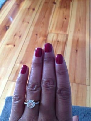 Love this color! It's the perfect Cranberry.