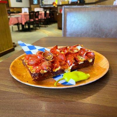 Personal Pepperoni Detroit Square Pizza