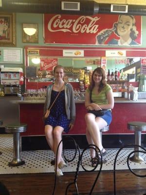 Old fashioned soda jerk in Steelville MO