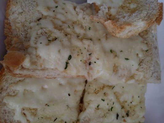 Garlic bread with cheese