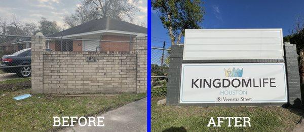 Over time, signs can fade and deteriorate. We can help you by repairing your sign and giving it the facelift it needs to look its best.