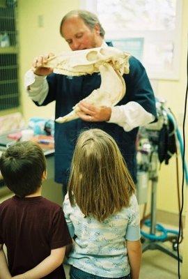 Dr. Mike Foss Teaching School Kids About  Their Pets' Dental Health