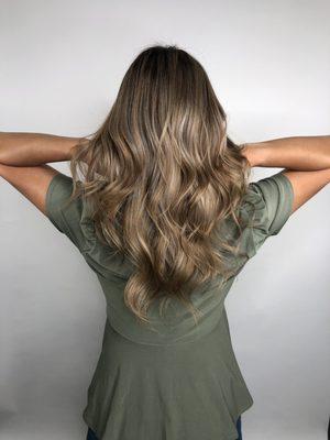 Back view of hair