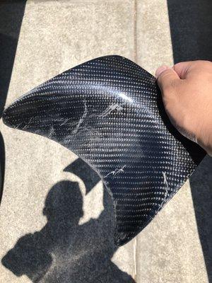 Cracked my carbon fiber