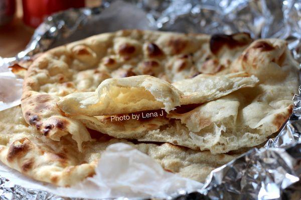 Plain Naan - good! Soft and chewy