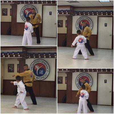 Some one-on-one instruction with Master Suh