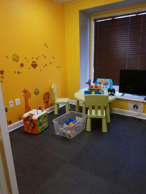 My daughter is still to young for this playroom but I'm glad to know that I can bring her when she's older.