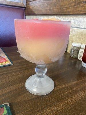 Peach Strawberry margarita