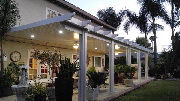 Light up your life - with an Alumawood Patio Cover