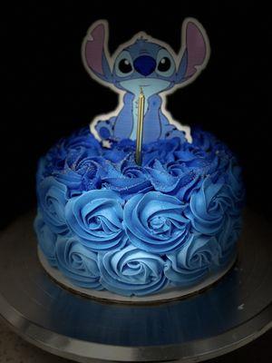 Stitch Happy Birthday Cake