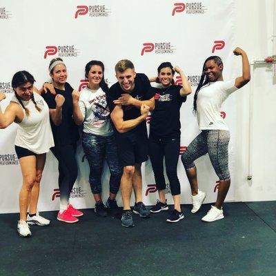 Our Boot Campers showing off their guns!!