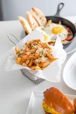 Crack Fries and Korean Breakfast with bulgogi