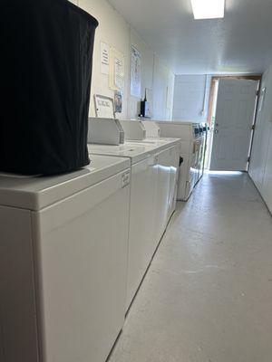 The Laundry room! Just $2 to wash and dry. It also takes credit cards and there is an app that you can download too.