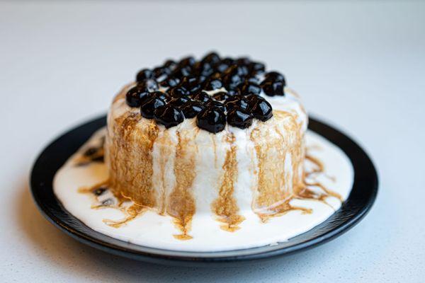 Brown Sugar BOBA Milk Cap Cake