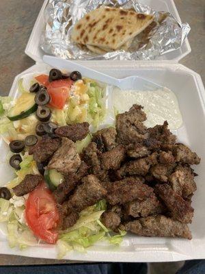 #2 Gyro platter with extra meat