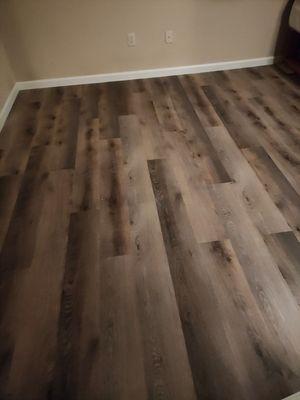 Flooring and baseboards job