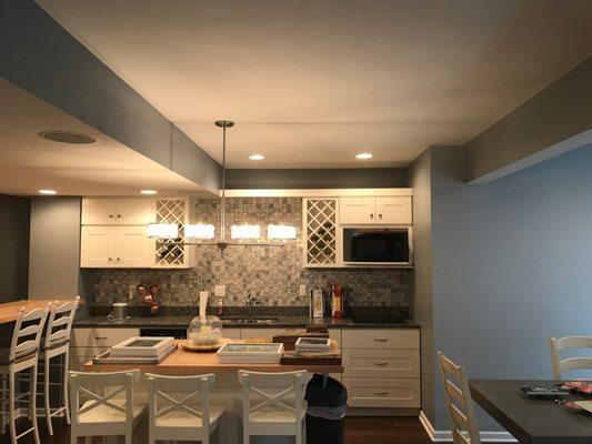 Backsplash Installation and Painting Work