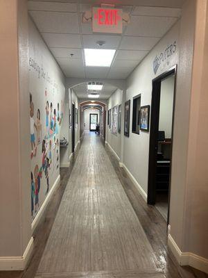 Hallway Leading to Classrooms