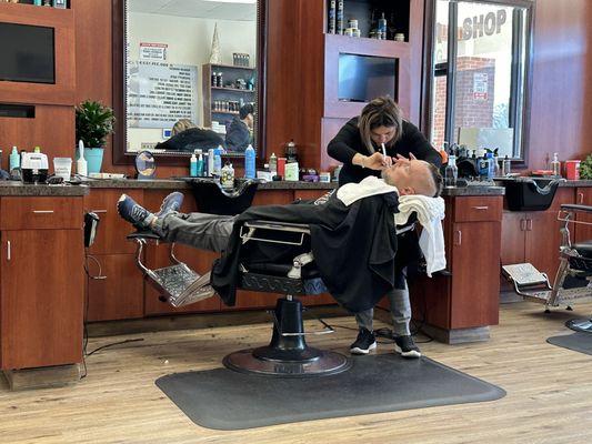 Hot Towel Shave