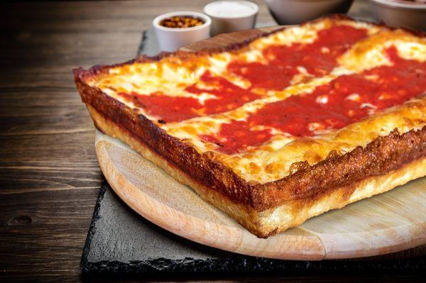 Authentic Detroit-Style Pizza