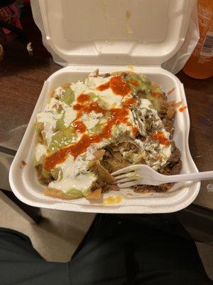 Nachos de asada