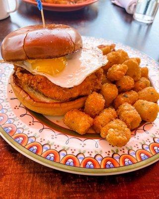 Fried chicken sandwich