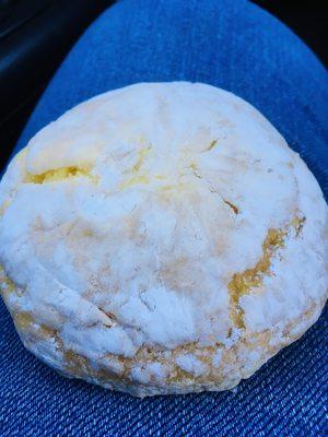 lemon crinkle cookie