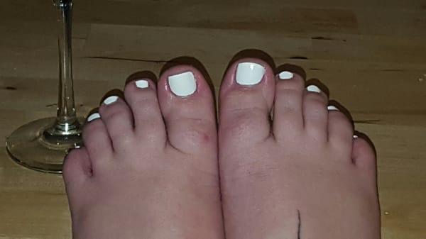 Shellac manicure and basic spa pedicure. They did great work and were so friendly.