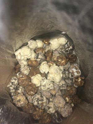 Oreo, butterfingers, and muddy buddy popcorn