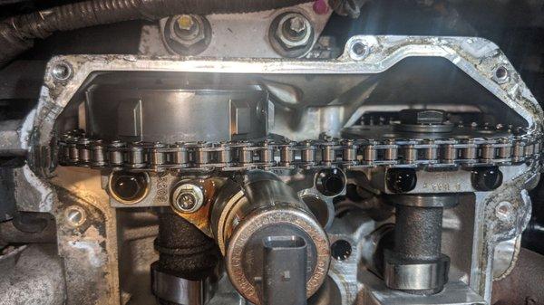 Bent Camshaft from a failed VVT that had a TSB and extended warranty that Mazda refused to honor.