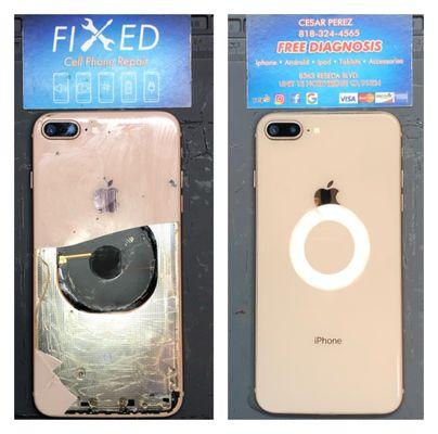 iPhone 8 Plus Back Glass Repair! Come in today for any repairs!