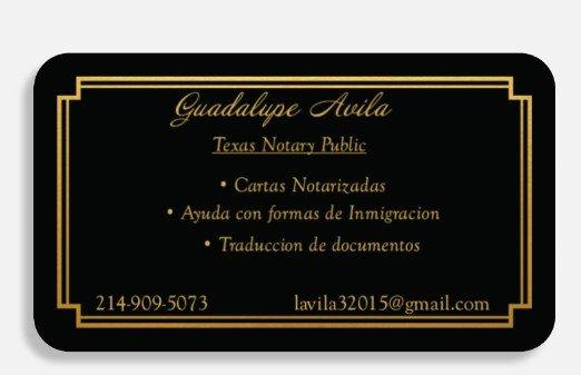 Lupita-Texas Notary Public