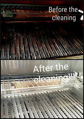 Grill clean done by Texas Gas Works...