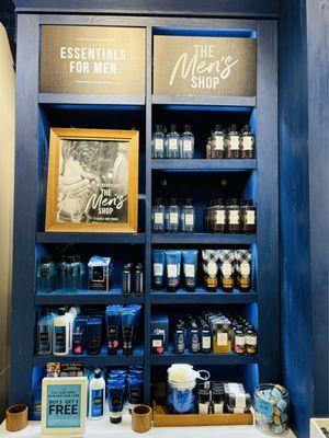 Men's grooming products @ Bath & Body  Works