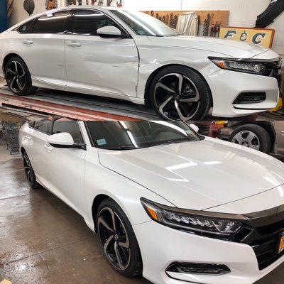 2019 honda accord ! RT side got painted !