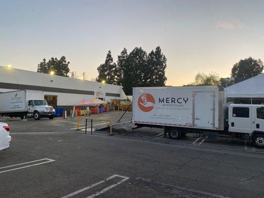 The Mercy warehouse helps the  community big time