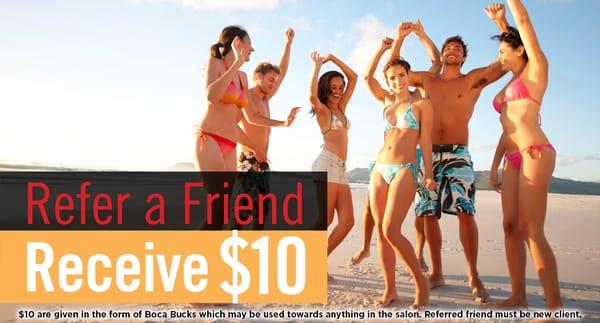 Refer a Friend and Receive $10