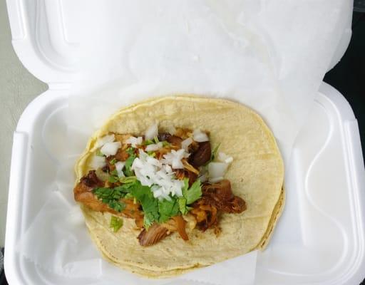 carnitas taco