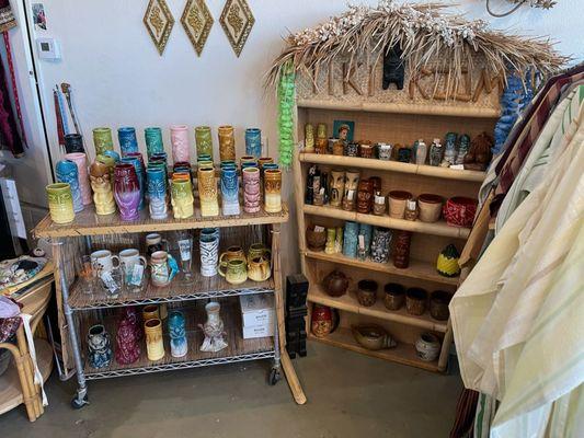 Tiki Mugs and Shot Glasses