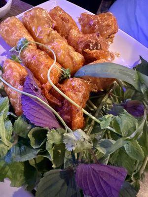 Crispy shrimp egg roll