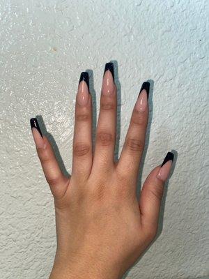 Over charged ass nails