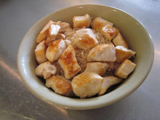 Teriyaki Bowl served with fried or steamed rice