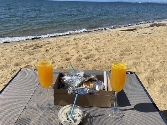 Lobster Benedict, Cold Brew Coffee, Fresh Squeezed OJ (with VEUVE!)