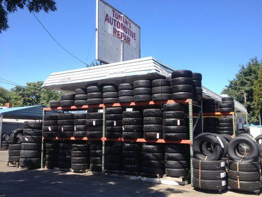 We have a huge selection of New & Used tires! Come in or call today.