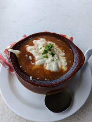 "Half & Half" Bowl -- Maryland Crab and Cream of Crab soups