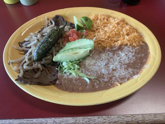 Carne Asada Plate