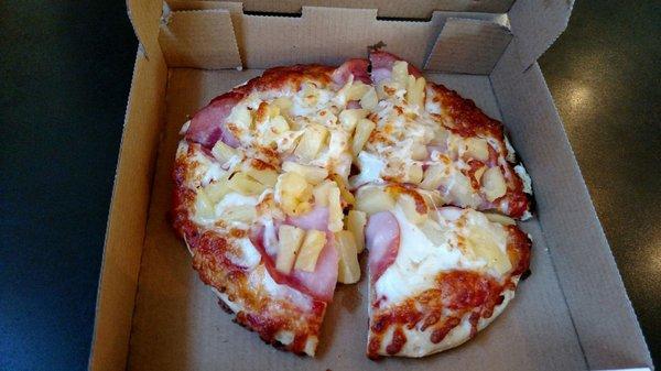 Hawaiian personal pizza