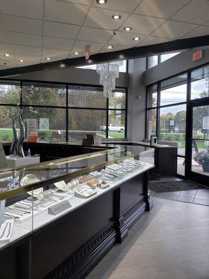 Waterfall Jewelers White Lake showroom