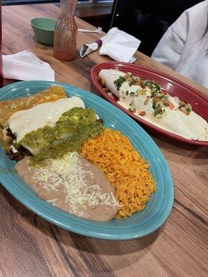 Ordered the Burrito Sinaloa and Enchiladas Mexicana. Both tasted great!!