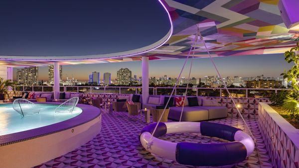 The Upside Rooftop Lounging Pool and Bar